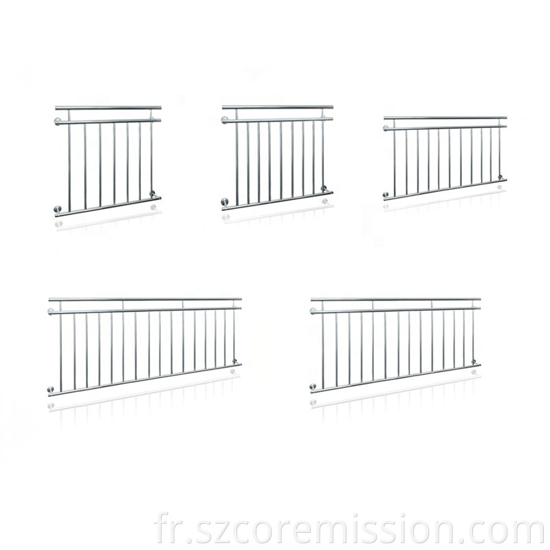 Stainless Steel French Rustproof Balcony Railing